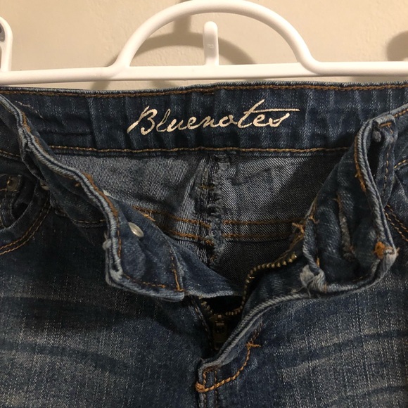 Bluenotes distressed front skinny blue jeans - Picture 8 of 9